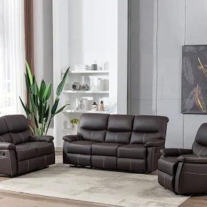 3+2+1 zitsbank in bruine kunstleer – CANBY – Koop nu goedkoop in je online meubelshop 3+2+1 zitsbank in bruine kunstleer – CANBY – Koop nu goedkoop in je online meubelshop