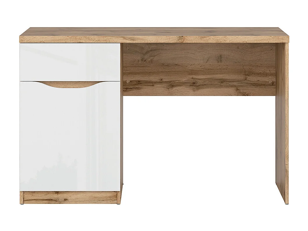 1-lade 1-deurs bureau June Wit en Hout