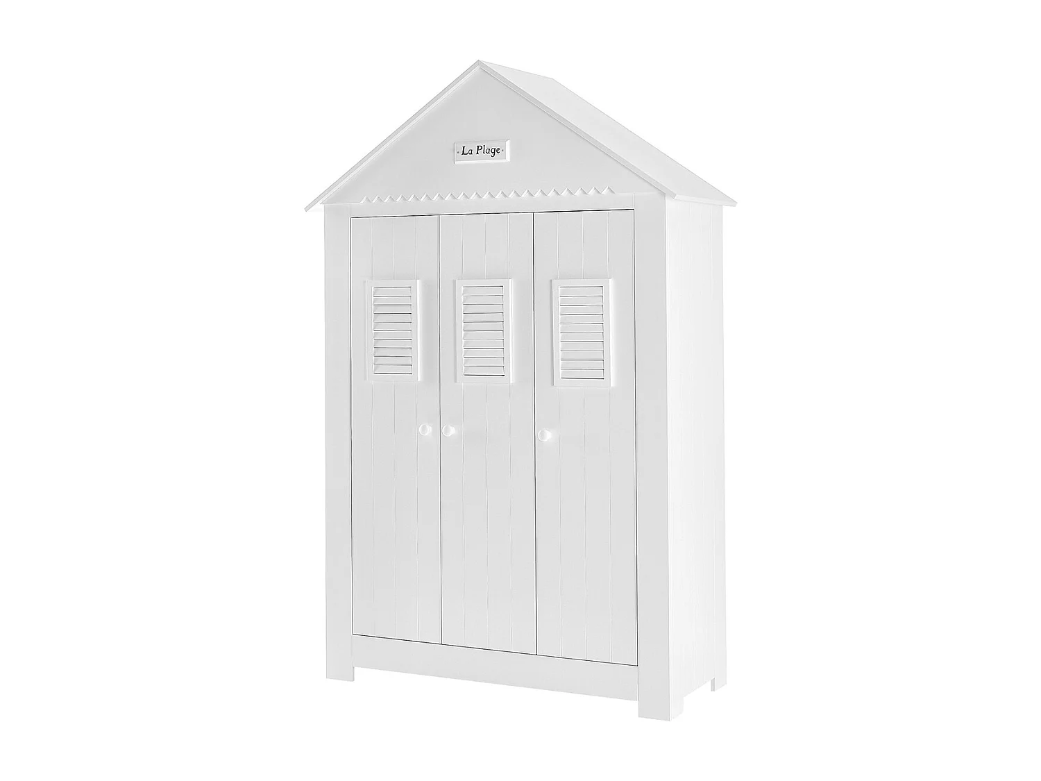 3-deurs kast Pinio Marsylia MDF Wit